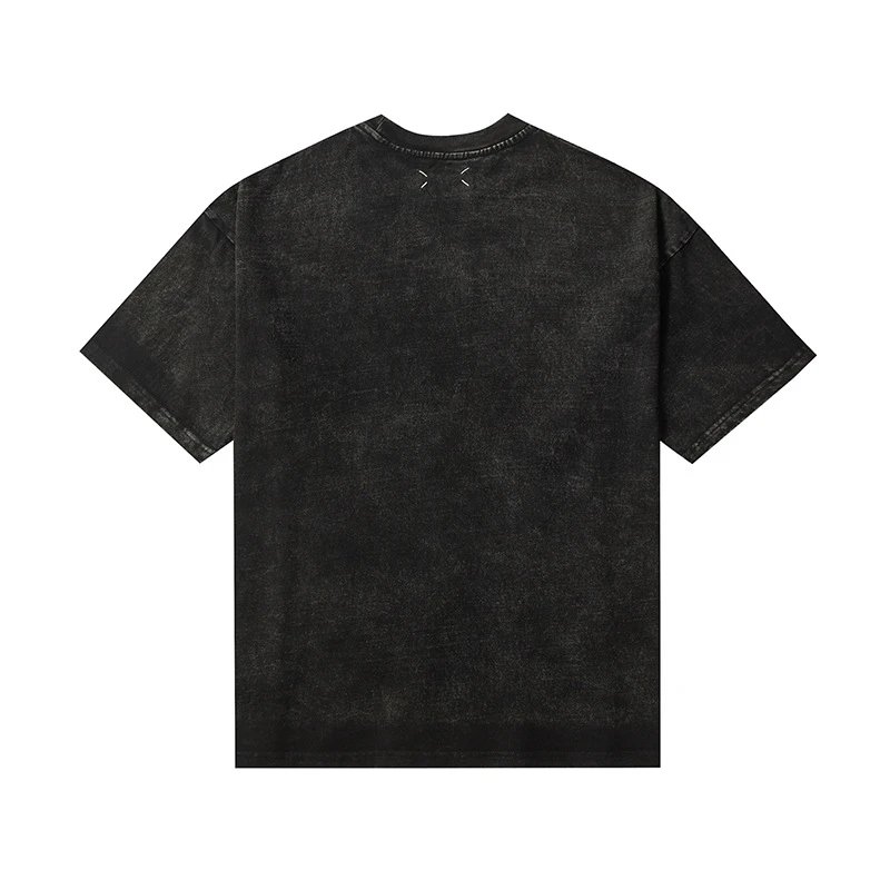 Maison Margiela Paint Splatter Logo T-Shirt Black - 32
