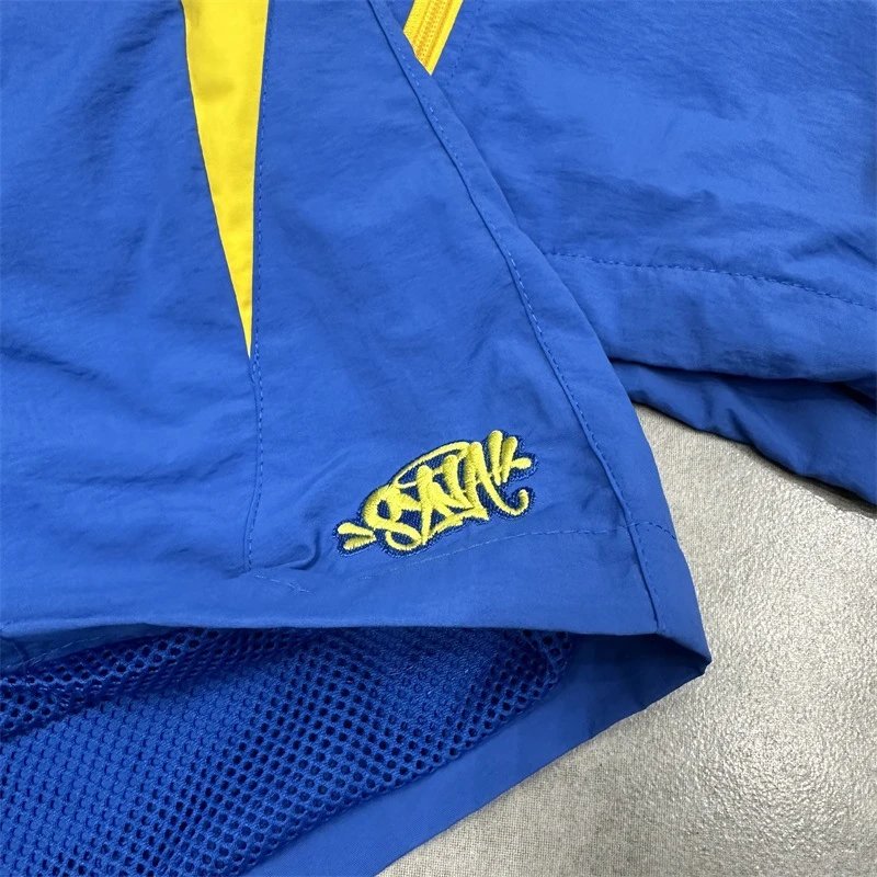 Corteiz Windbreaker Set White and Royal Blue Tracksuit - 12