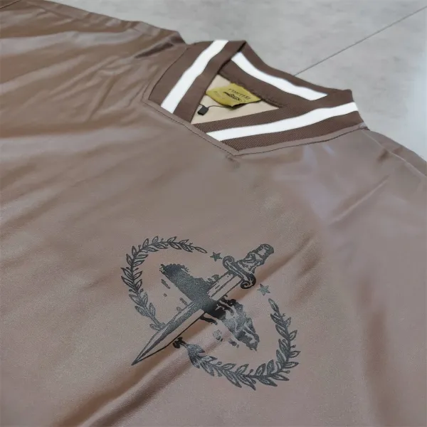 Cortez x Sword Emblem White V-Neck Jersey - 14