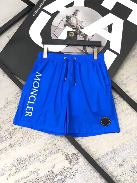 Moncler Logo-Print Nylon Shorts Black - 47
