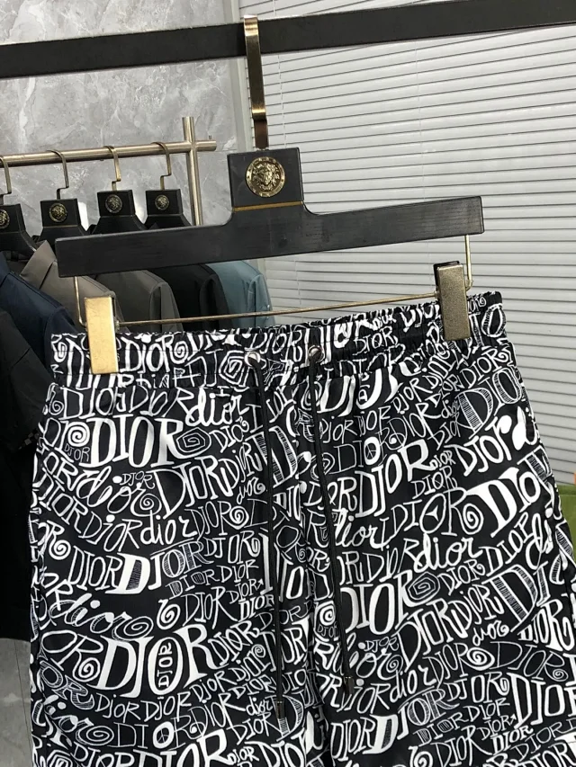 Dior Swimwear Logo Print Swim Shorts product detail image 12