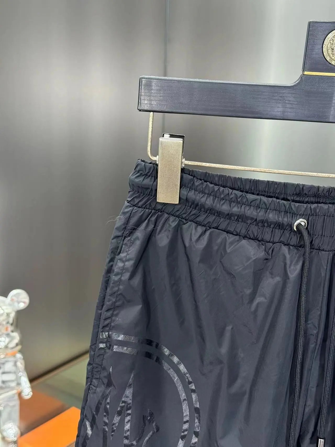 Moncler Logo Print Neon Yellow Swim Shorts Swimwear - 96