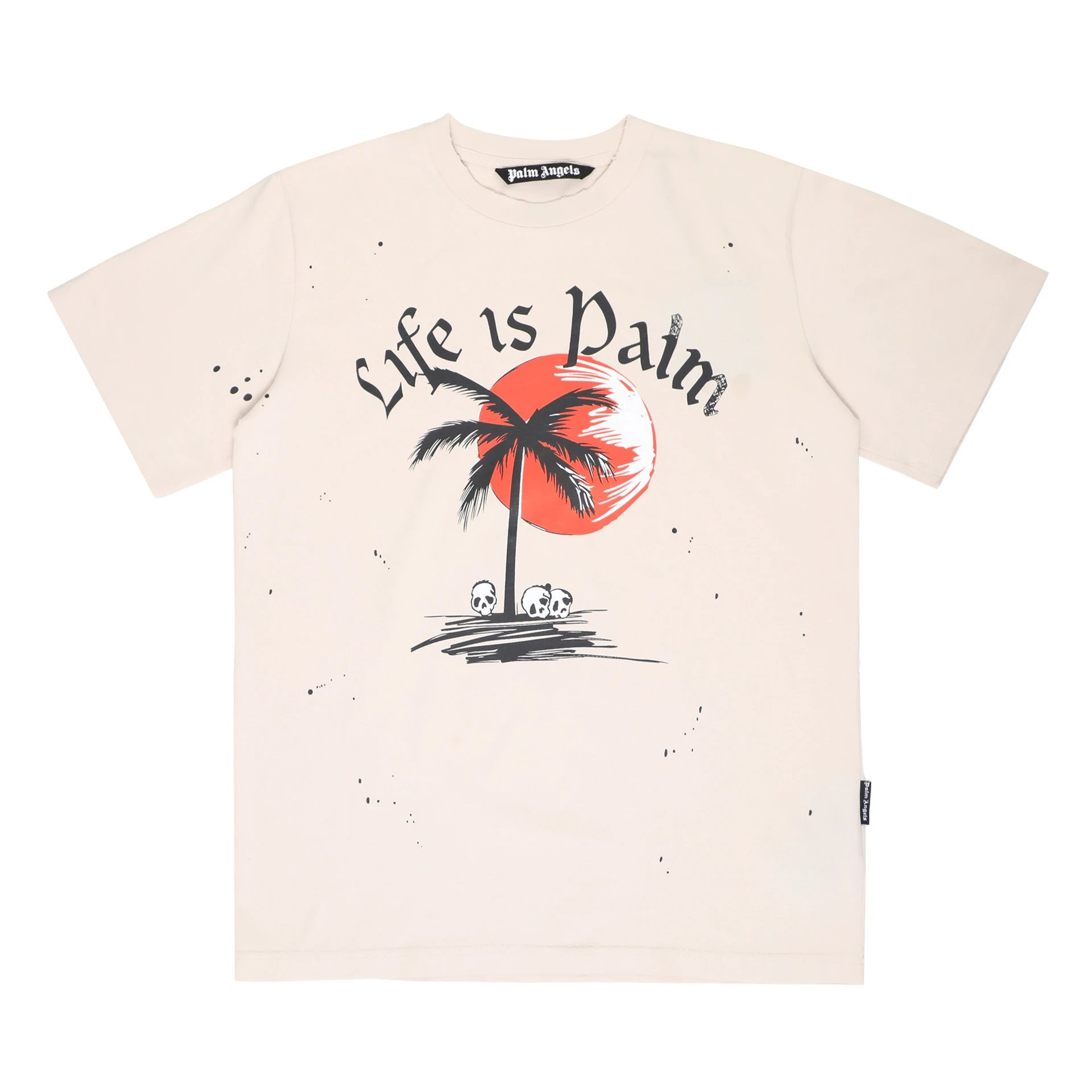 Palm Angels Gothic Logo Black Oversized T-Shirt - 12