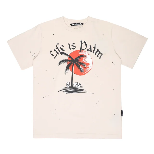 Palm Angels T-Shirts Short-Sleeve Graphic Print product detail image 11