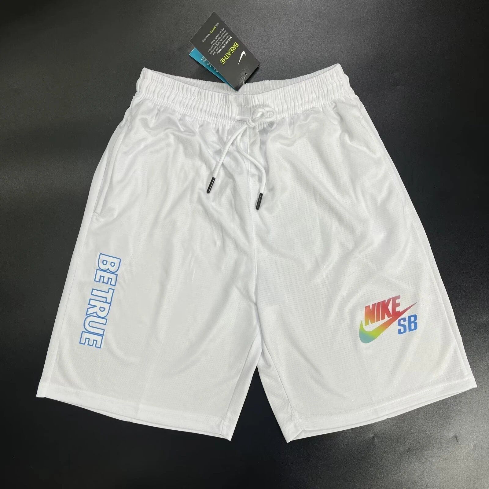 Nike SB Shorts Be True White