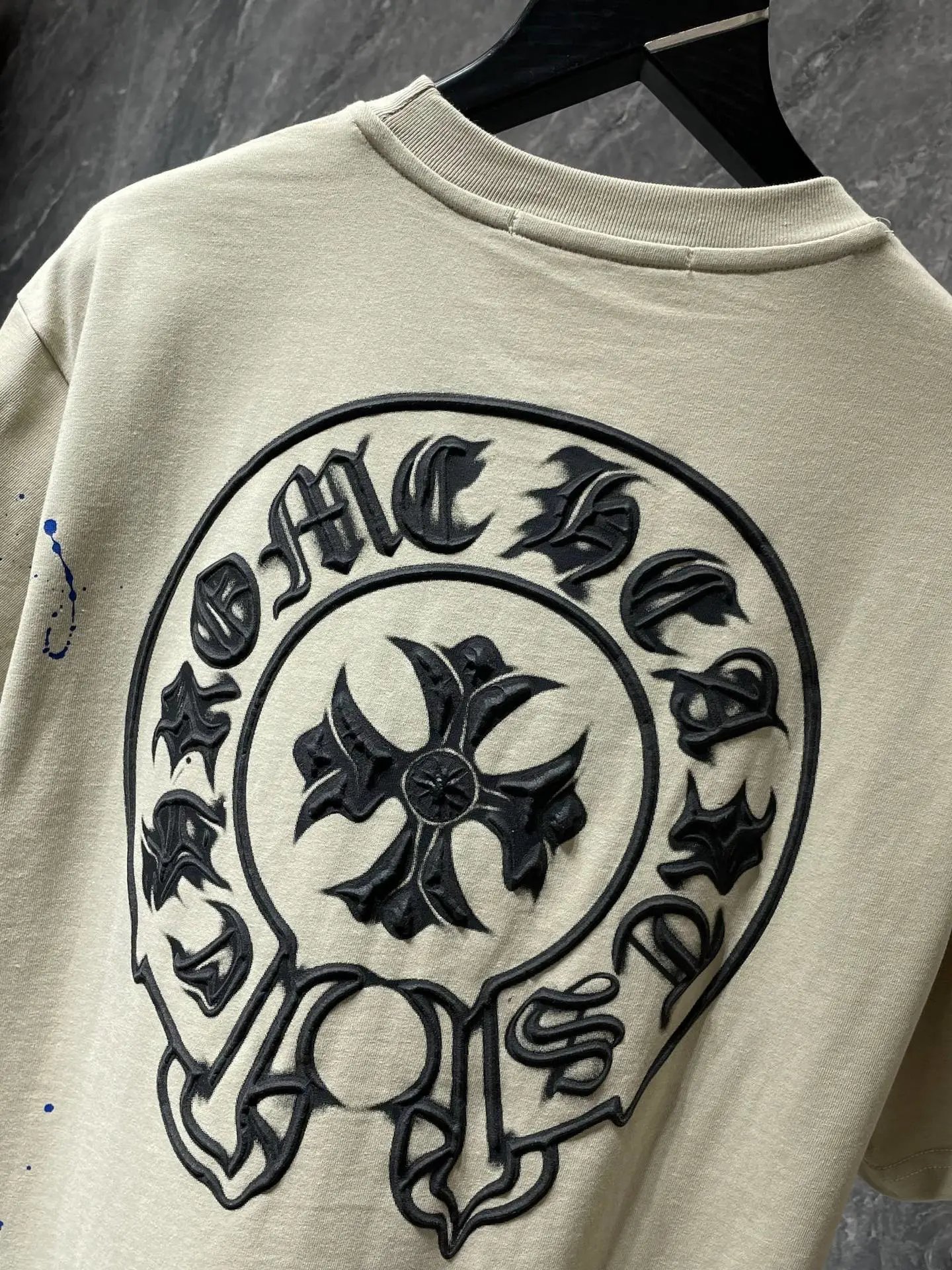 Chrome Hearts Cross Logo Mint Green Print T-Shirt - 39