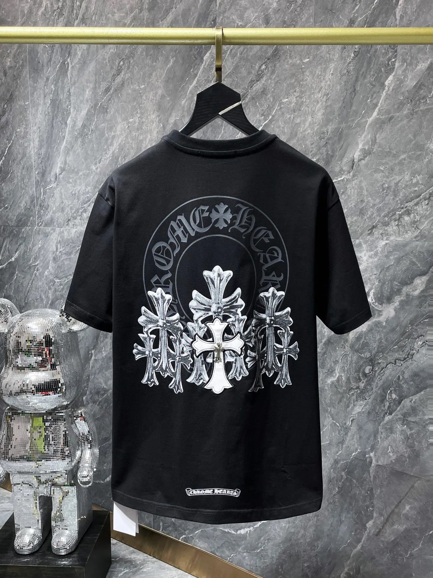 Chrome Hearts Triple Cross Arch Tee Black