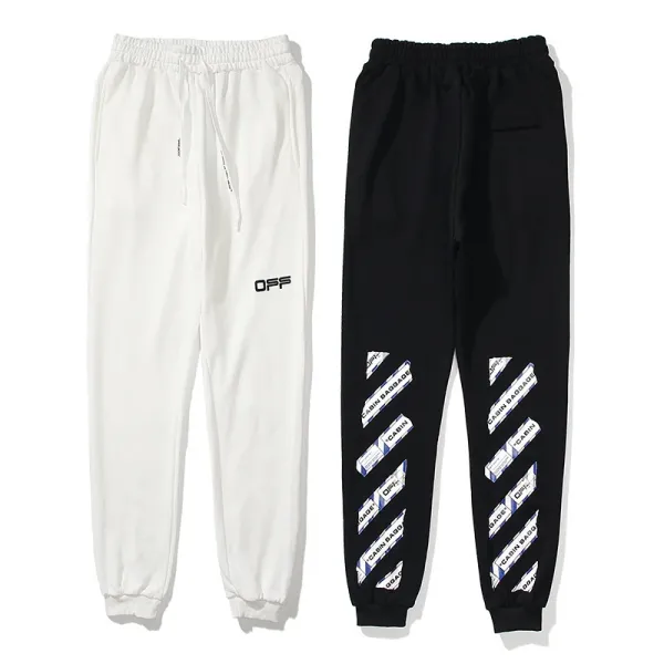 Off-White Bolt Print Sweatpants Black - 6