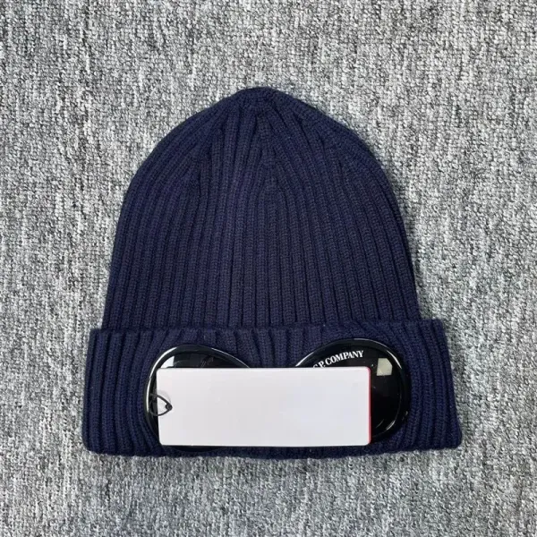 C.P. Company Ribbed Knit Beanie Gray - 6