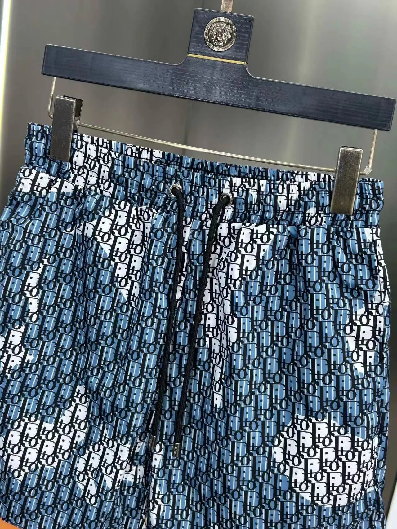 Dior Oblique Print Shorts White / Black - 12