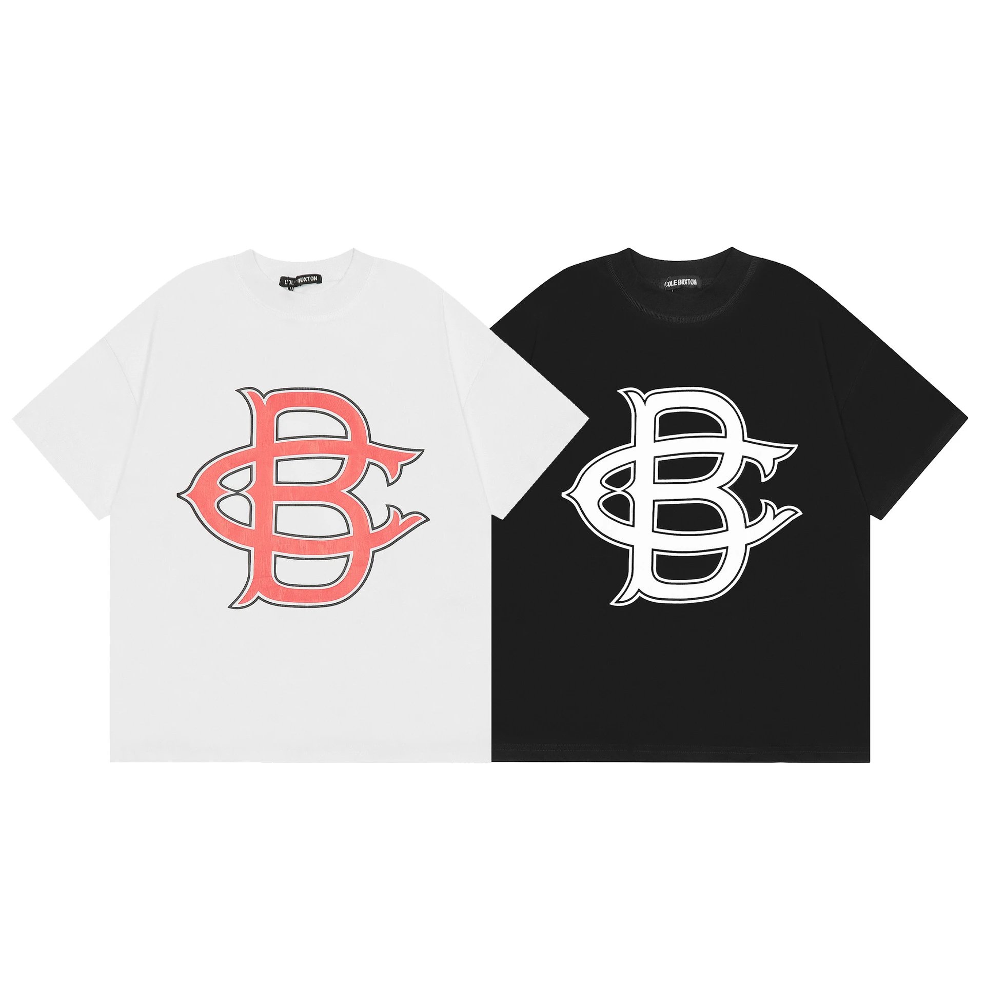 Collabuxton CB Outline Logo White T-Shirt - 32
