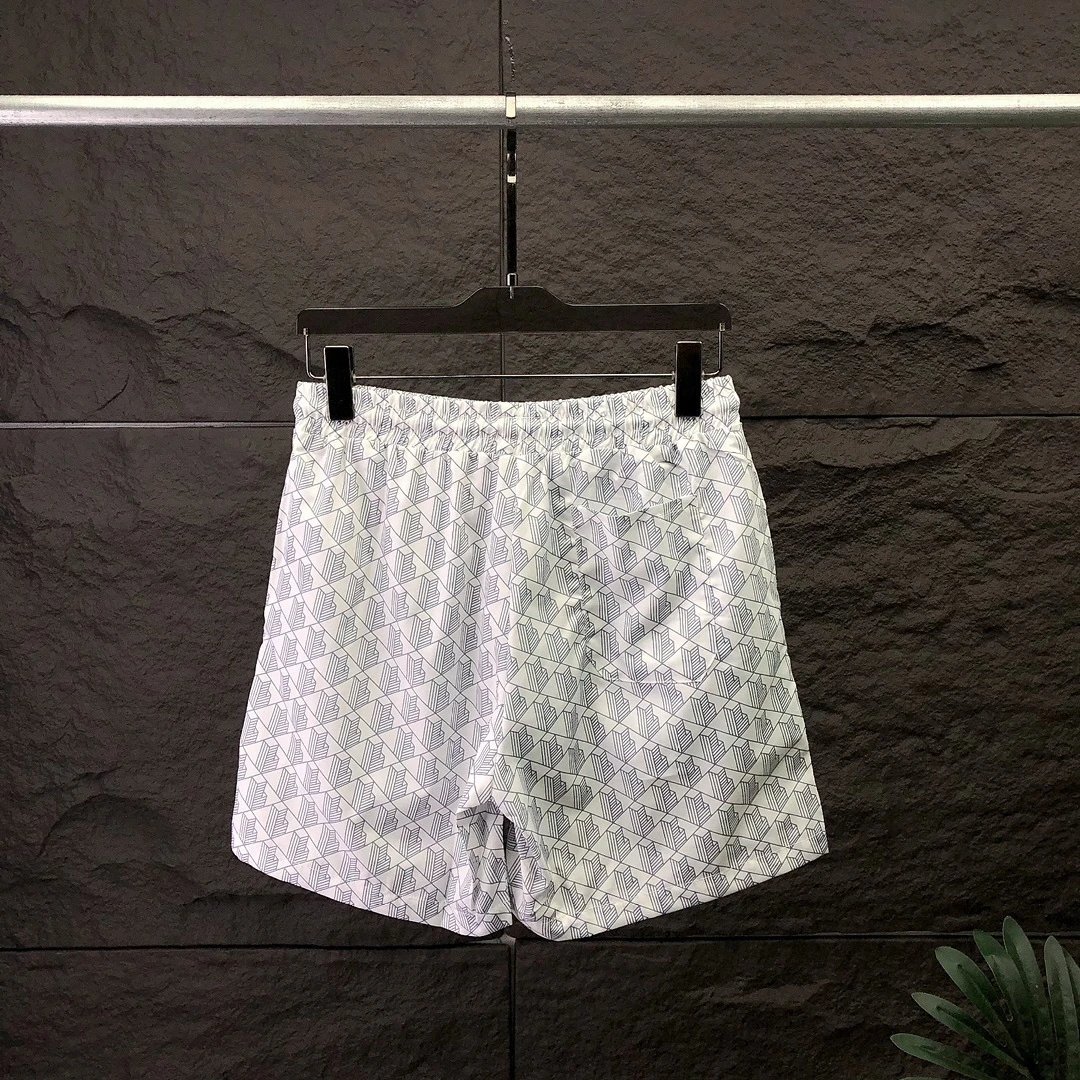 Lacoste Shorts Geometric Print Drawstring image 4