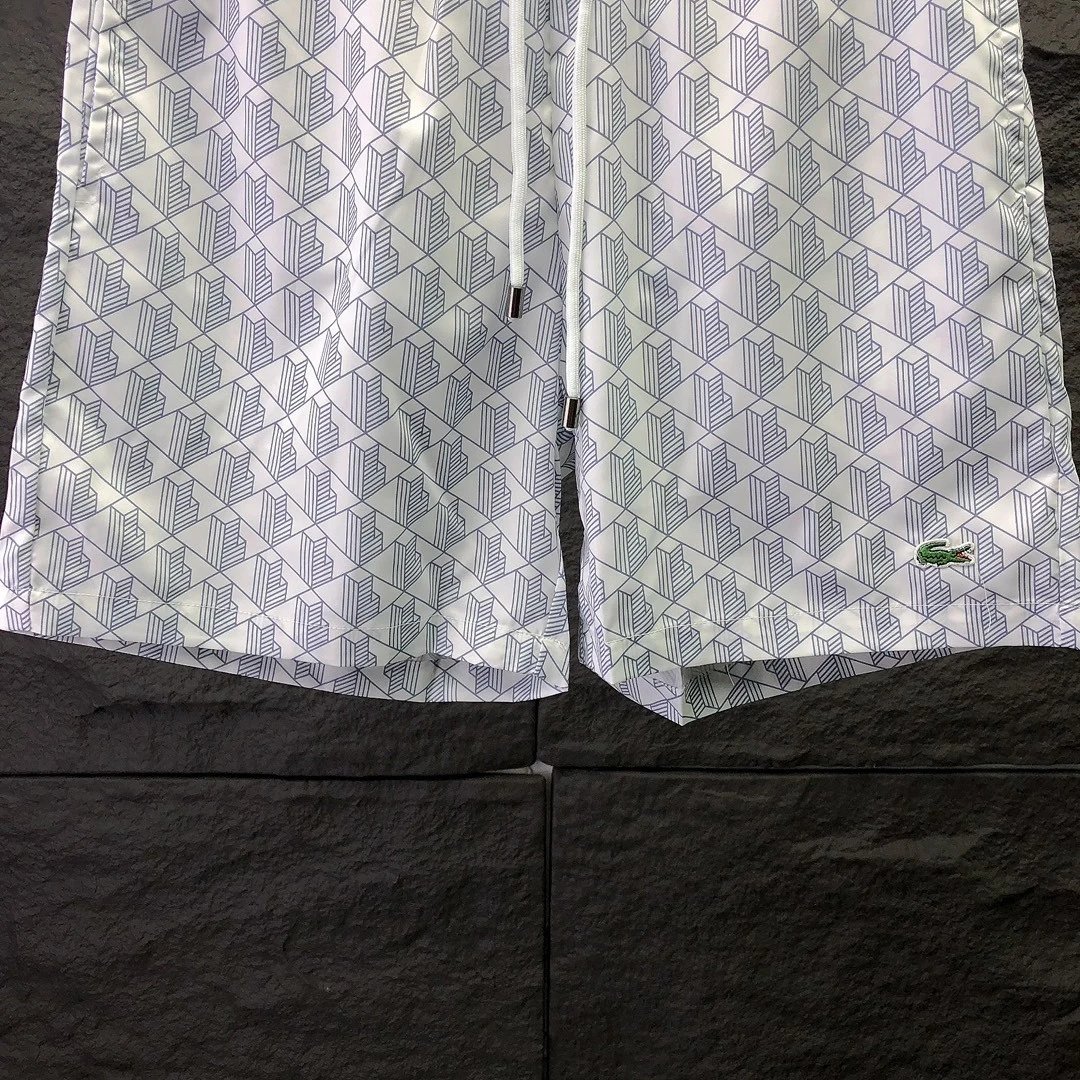 Lacoste Shorts Geometric Print Drawstring image 3