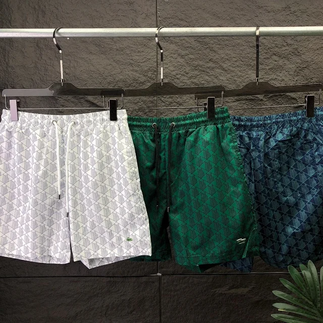 Lacoste Shorts Geometric Print Drawstring product detail image 1