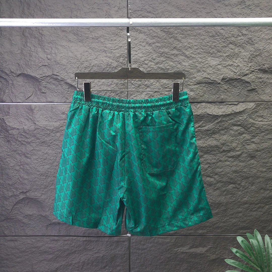 Lacoste Geometric Print Swim Shorts Blue - 9