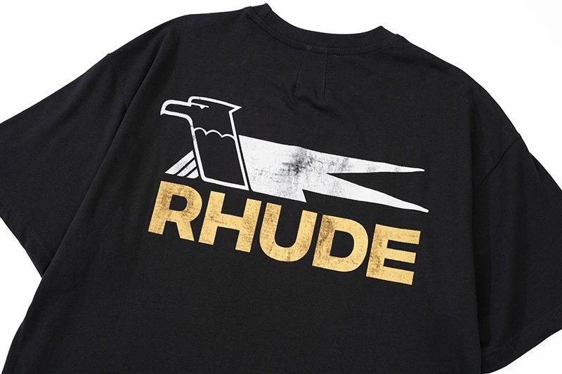 Rhude Palm Racing Graphic T-Shirt Beige - 21