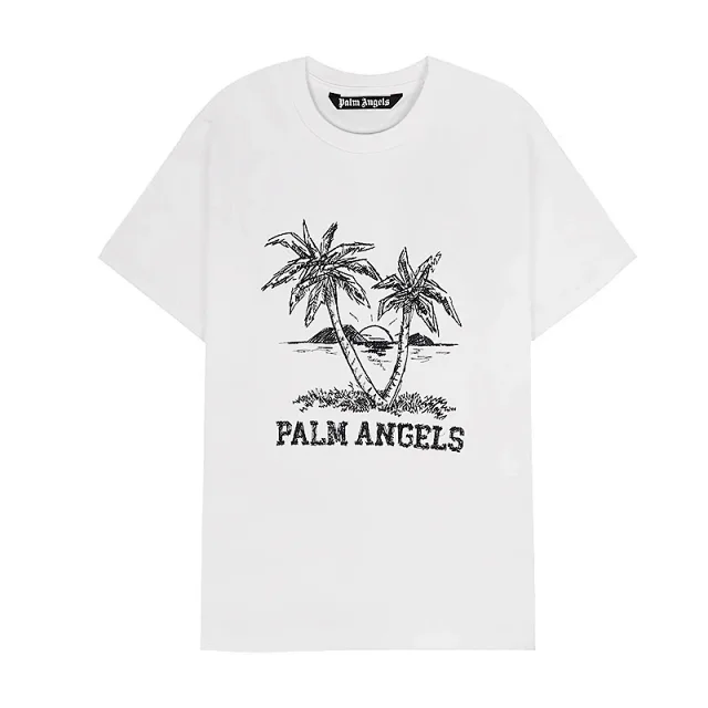 Palm Angels T-Shirts Short-Sleeve Graphic Print product detail image 28