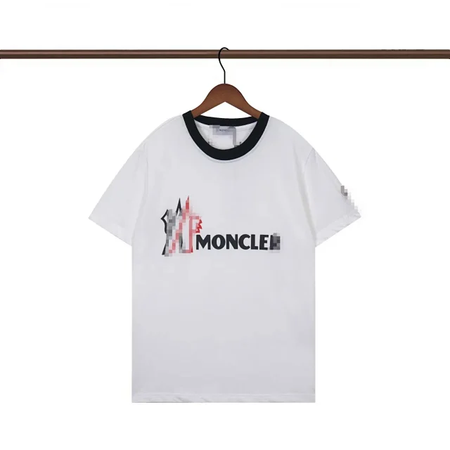 Moncler T-Shirts Short-Sleeve Logo-Print product detail image 10