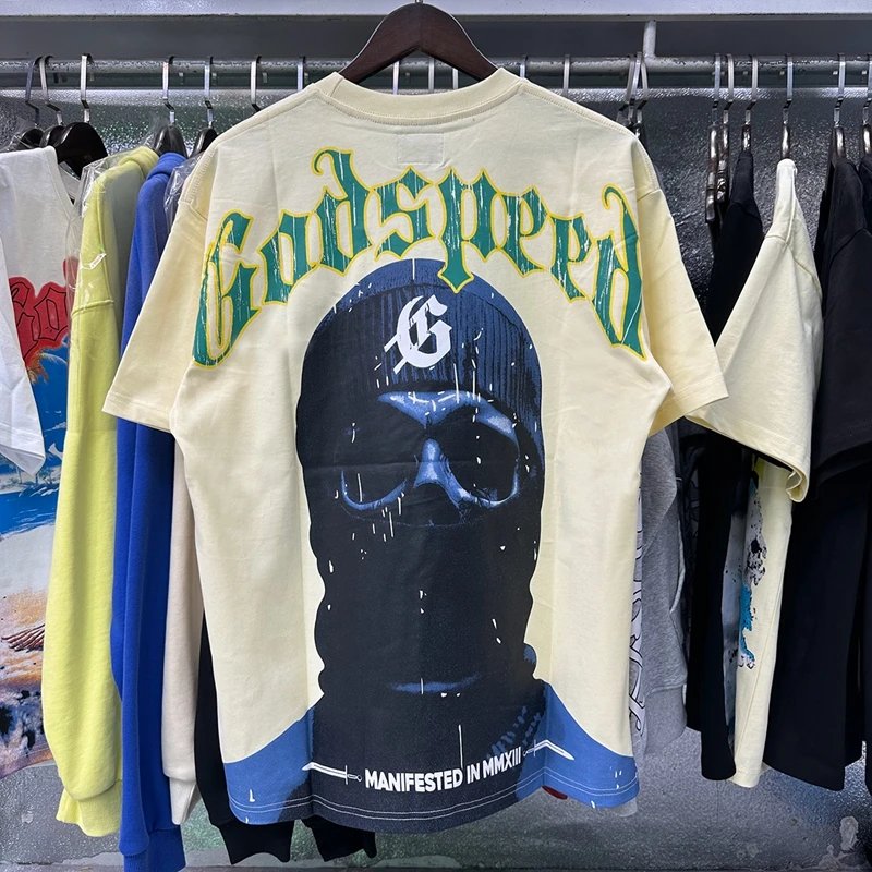 Godspeed Manifested MMXIII Balaclava Skull Tee Cream