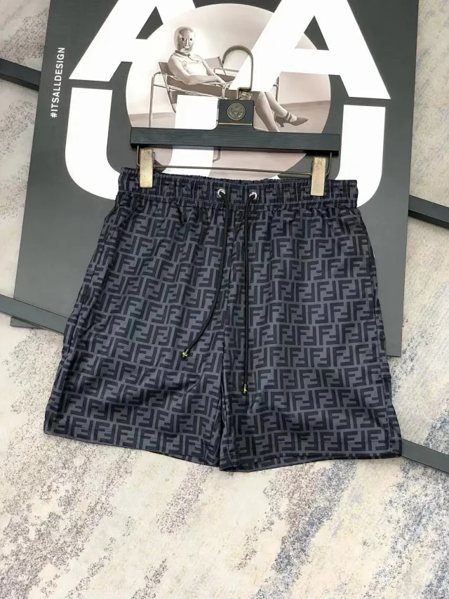 Fendi Shorts FF monogram drawstring product detail image 17