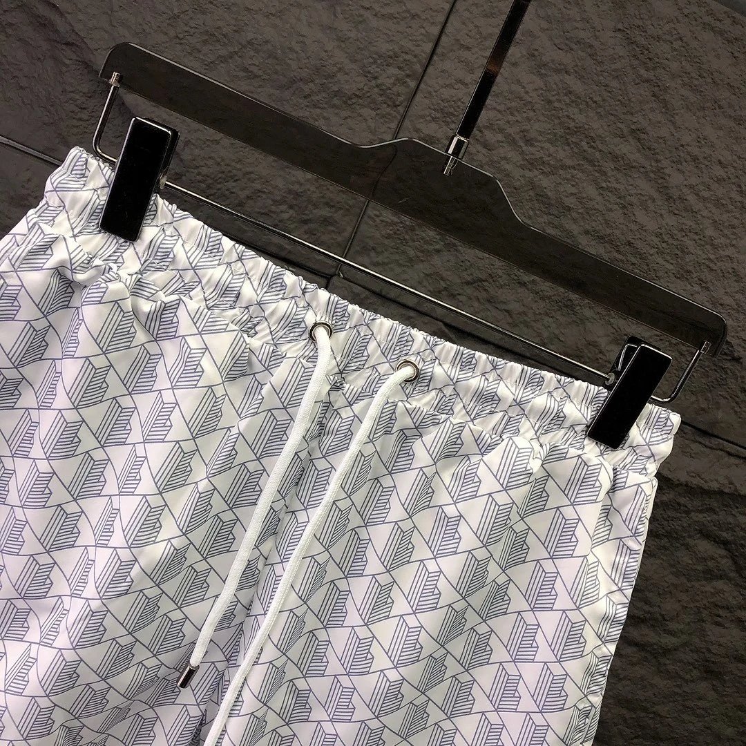 Lacoste Shorts Geometric Print Drawstring image 2