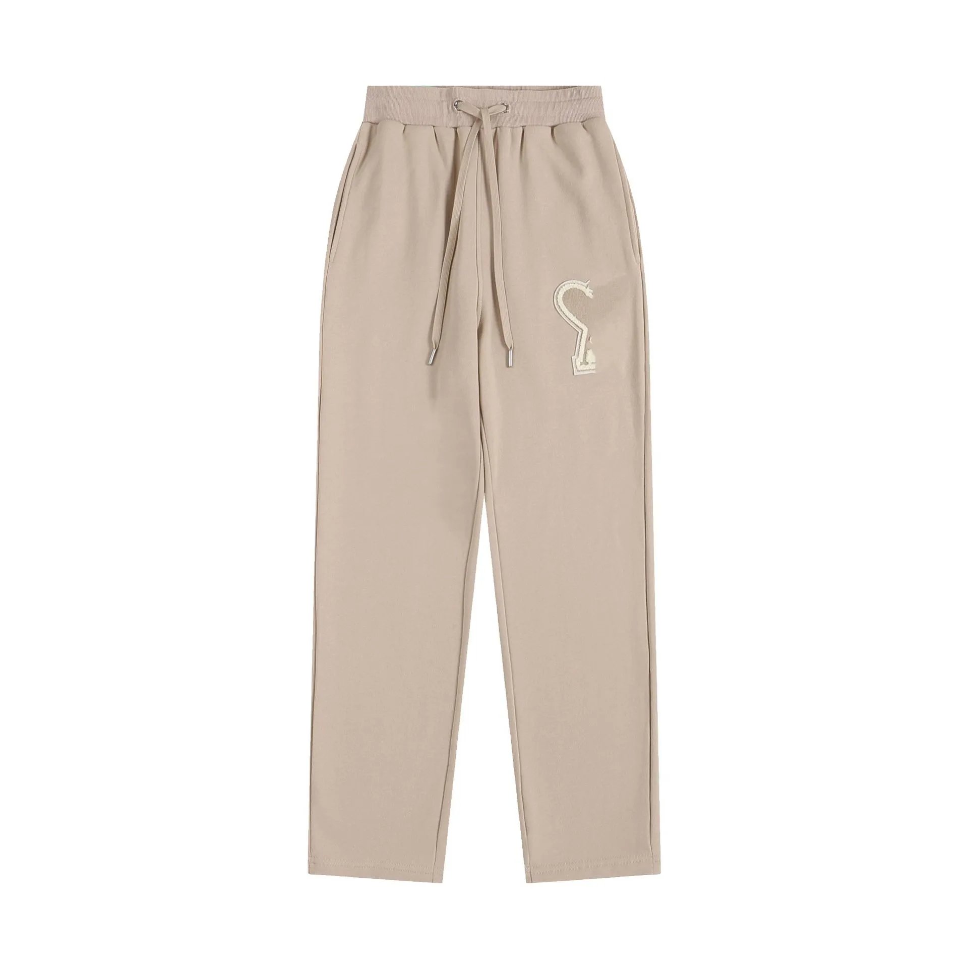 Design Embroidered Heart Sweatpants White - 10