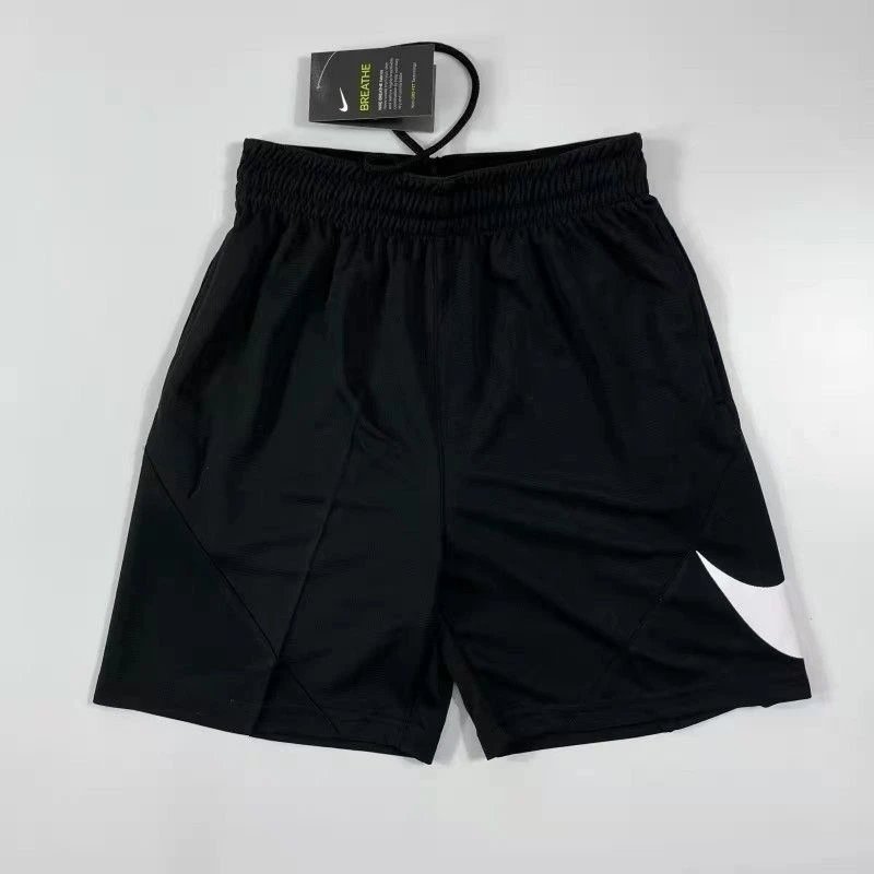 Nike Breathe Shorts Black White Swoosh