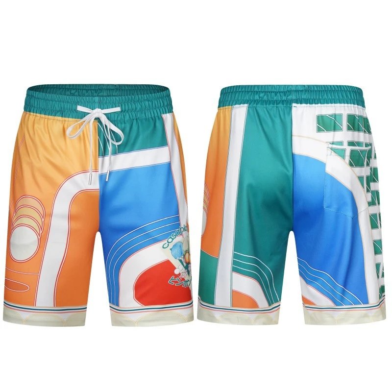 Unbranded Shorts Printed Drawstring Beach image 3