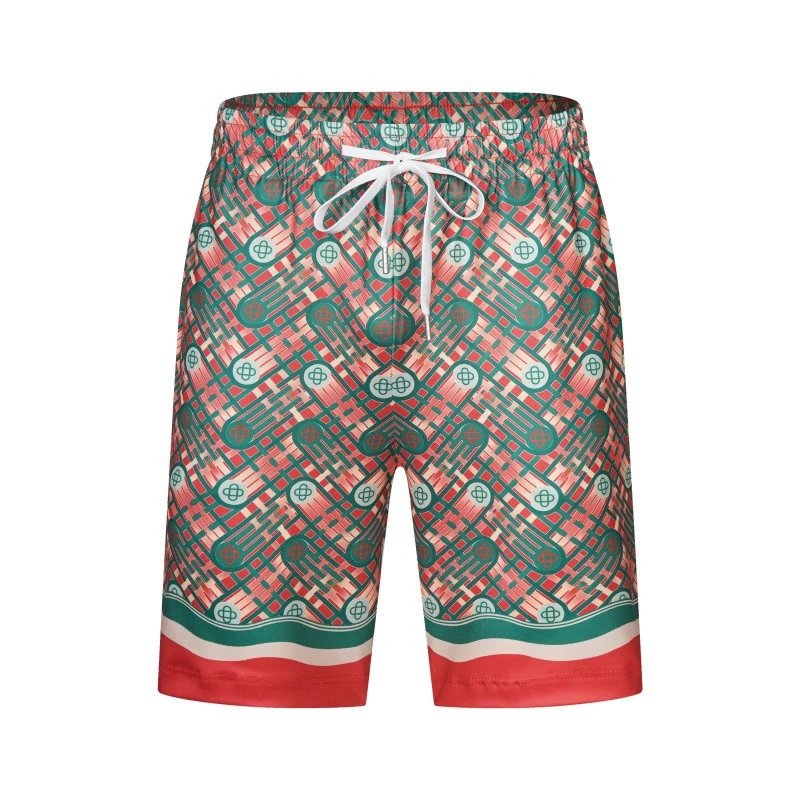 Unbranded Shorts Printed Drawstring Beach — 1272# Red