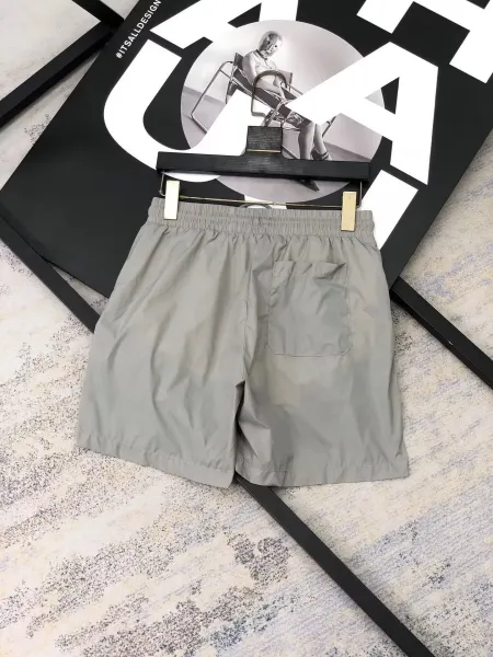 Moncler Logo-Print Nylon Shorts Black - 27