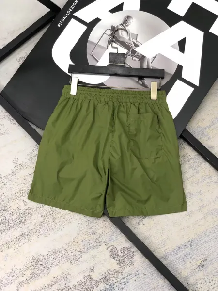 Moncler Logo-Print Nylon Shorts Black - 41