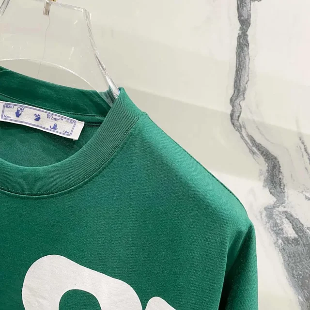 Off-White T-Shirts Arrow Logo Print Crewneck T-Shirt product detail image 5