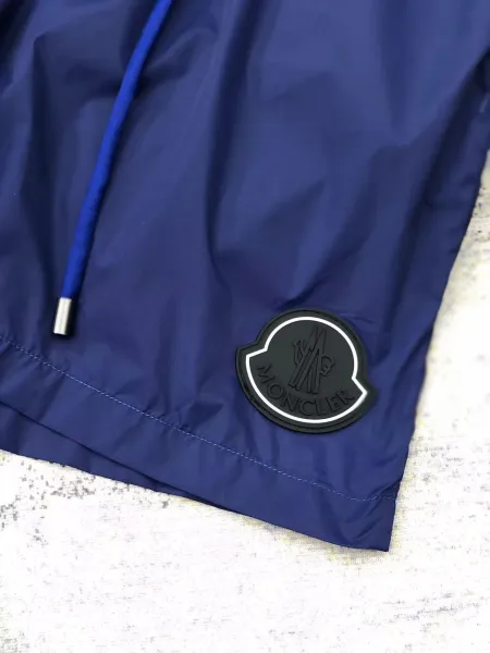 Moncler Logo-Print Nylon Shorts Black - 67