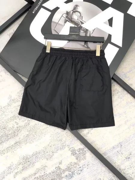 Moncler Logo-Print Nylon Shorts Black - 70