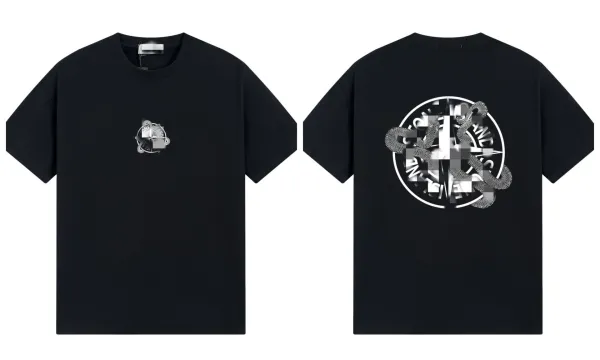 Dior x Stone Island Collaboration Logo T-Shirt White - 3