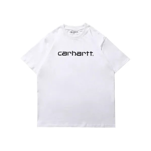 Carhartt Script Logo White T-Shirt - 1