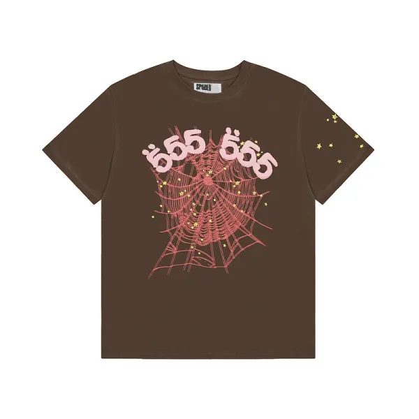 Off-White SOS 5 Graphic Brown T-Shirt - 22