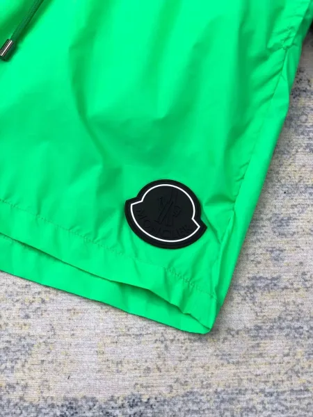 Moncler Logo-Print Nylon Shorts Black - 24