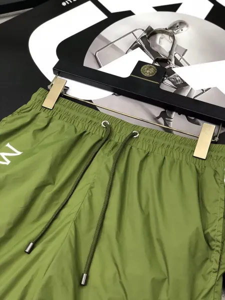Moncler Logo-Print Nylon Shorts Black - 42
