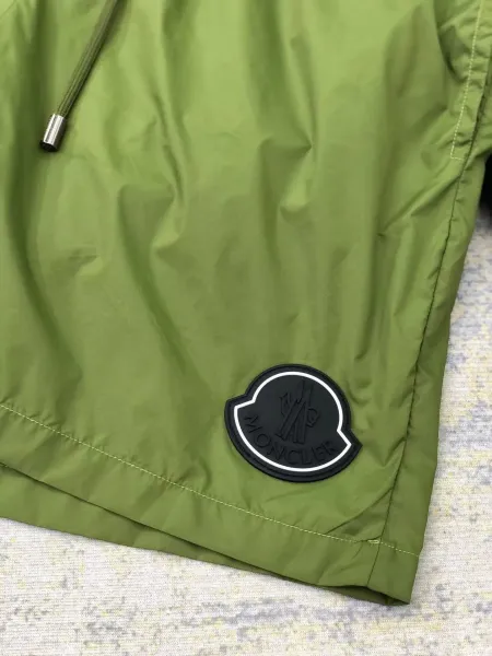 Moncler Logo-Print Nylon Shorts Black - 44