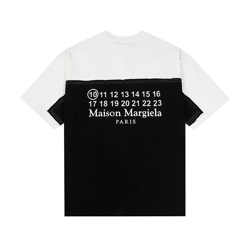 Maison Margiela Paint Splatter Logo T-Shirt Black - 29
