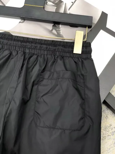 Moncler Logo-Print Nylon Shorts Black - 75