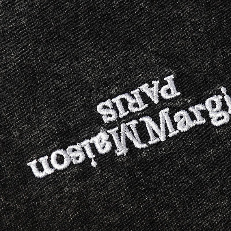 Maison Margiela Paint Splatter Logo T-Shirt Black - 33