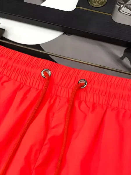 Moncler Logo-Print Nylon Shorts Black - 56