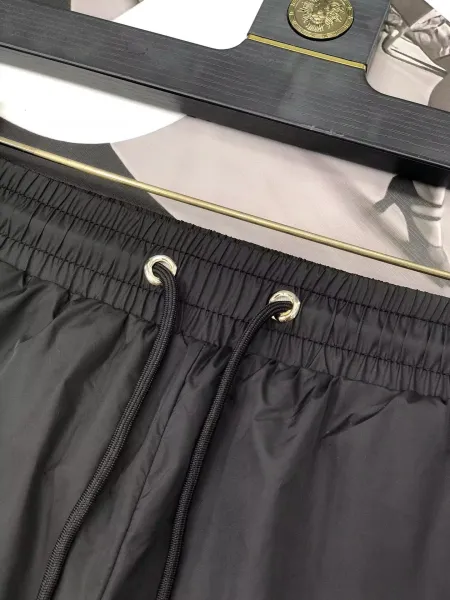 Moncler Logo-Print Nylon Shorts Black - 72
