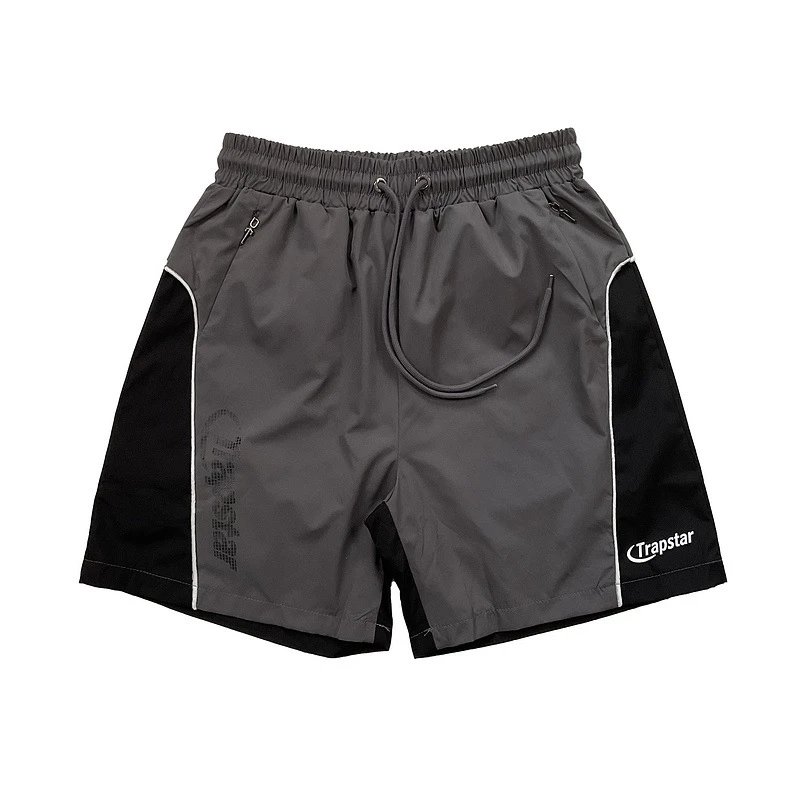 Trapstar Sport Shorts Grey Black