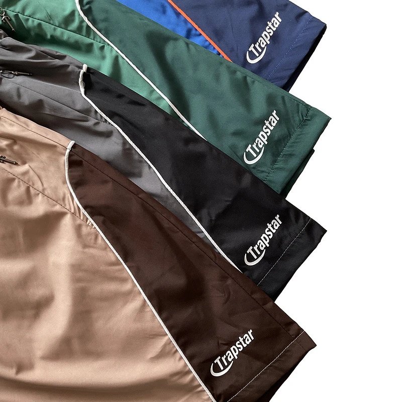 Trapstar Reflective Panel Shorts Gray/Black - 12