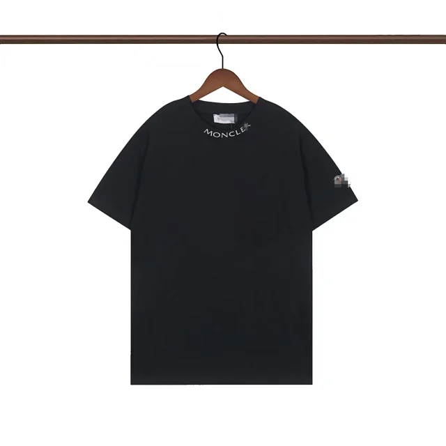 Moncler T-Shirts Short-Sleeve Logo-Print product detail image 11