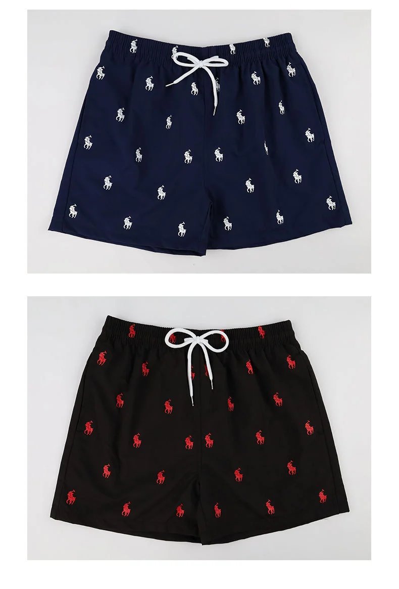Polo Ralph Lauren Polo Pony All-Over Print White Swim Shorts - 4