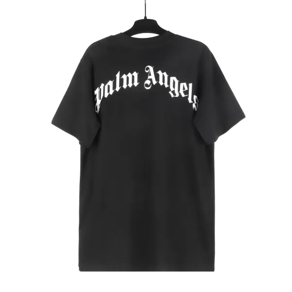 Palm Angels Palm Leaf Graphic Black T-Shirt - 12